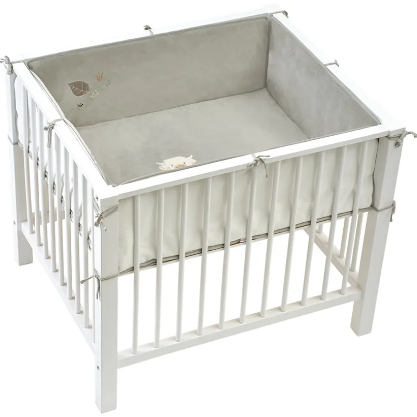 Parktapijt met boord 75x95cm Veloudoux Fluffy Kaki