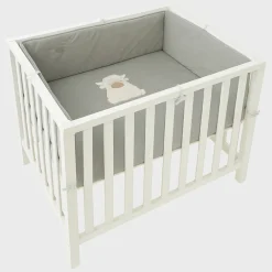 Parktapijt met boord 75x95cm Veloudoux Fluffy Kaki