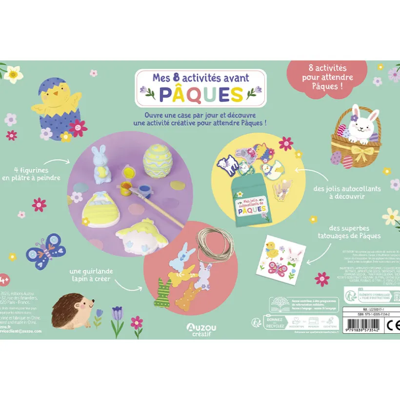Pasen activiteiten FR "Mes 8 activités avant Pâques" 4jaar+