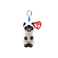 Peluche Beanie Bellies clip Miso le chat