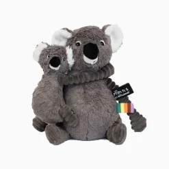 Peluche Ptipotos - Gris Koala maman/bébé