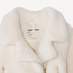 Perfecte sherpa teddy jas voor meisjesbaby's