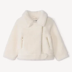 Perfecte sherpa teddy jas voor meisjesbaby's