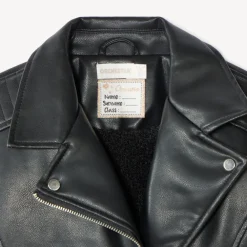 Perfecto girl jacket lined with sherpa