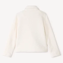 Perfectojas van fleece met doorgestikte look en sherpa-voering meisjes