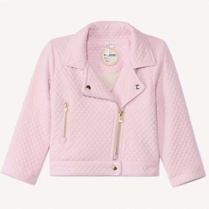 Perfecto van doorgestikte fleece met sherpa voering meisjes