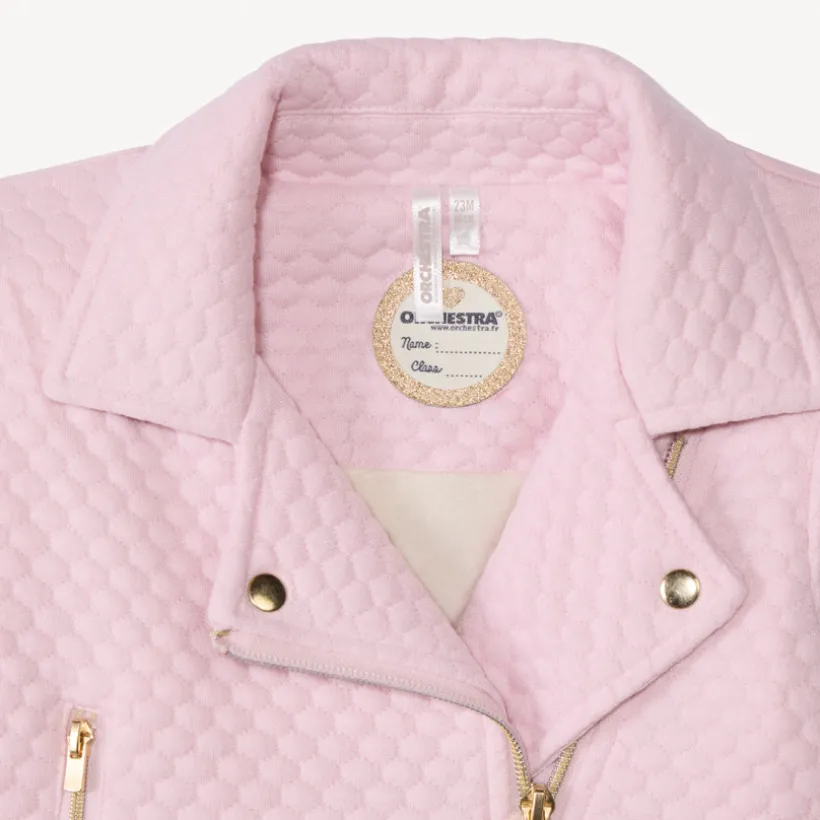 Perfecto van doorgestikte fleece met sherpa voering meisjes