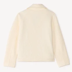 Perfecto van textuur jacquard in luipaardprint meisjes