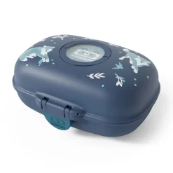 Personalisable lunchbox 600 ml Gram Wolf blauw