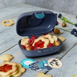 Personalisable lunchbox 600 ml Gram Wolf blauw