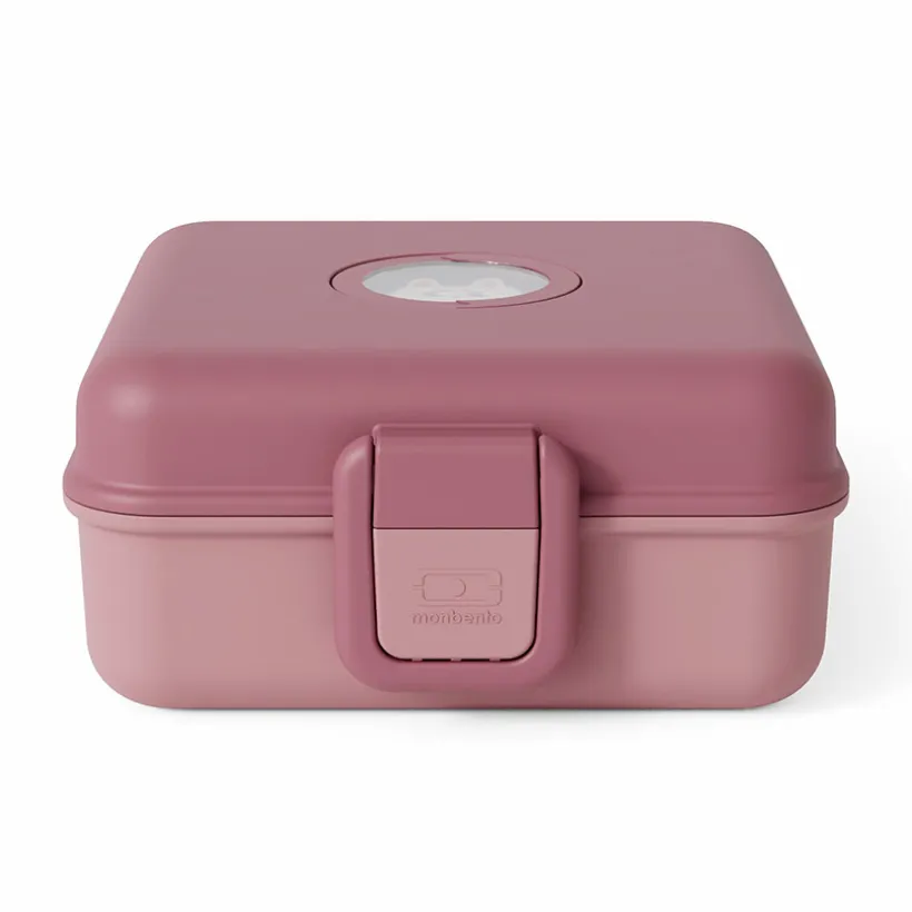 Personaliseerbare lunchbox 850ml Snacky met bestek Pink Blush