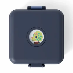 Personaliseerbare lunchbox 850ml Snacky met bestek Blue Infinity