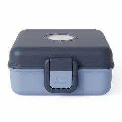 Personaliseerbare lunchbox 850ml Snacky met bestek Blue Infinity