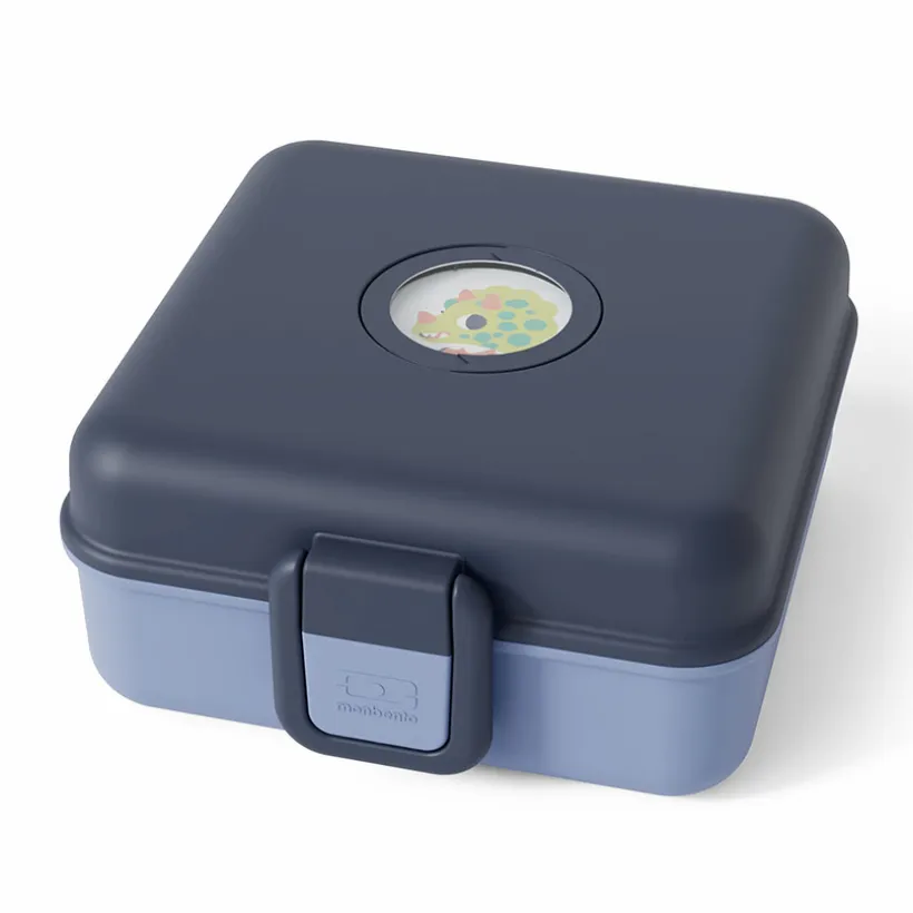 Personaliseerbare lunchbox 850ml Snacky met bestek Blue Infinity