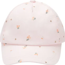 Petite casquette fleurs en cœur voor baby meisje