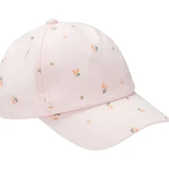 Petite casquette fleurs en cœur voor baby meisje