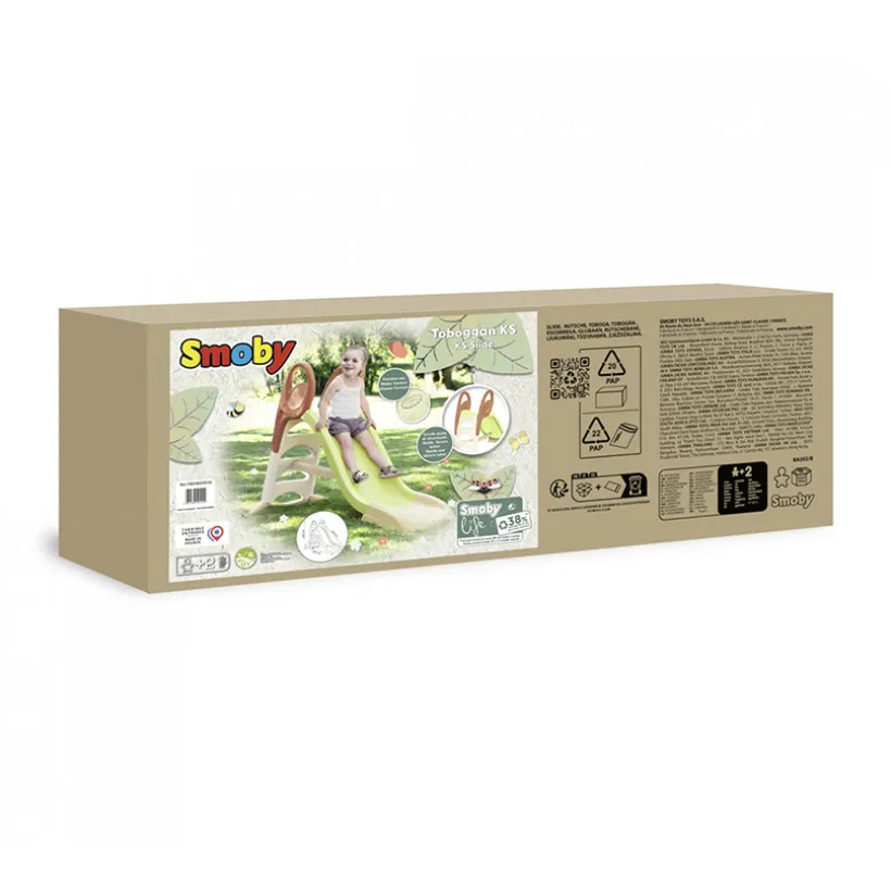 Petit toboggan KS Smoby Life vert