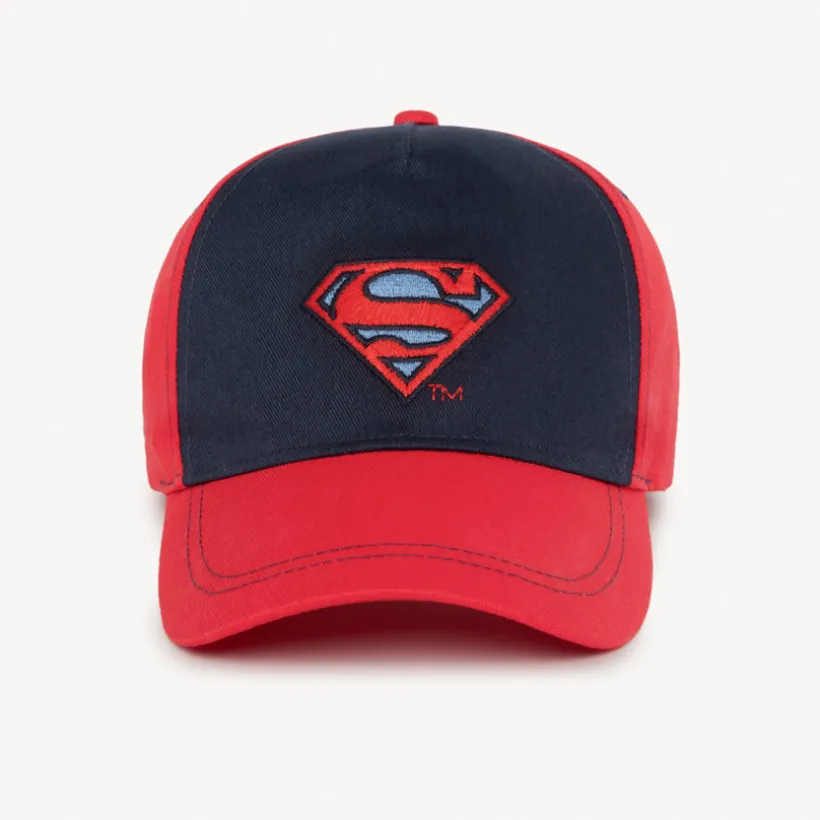 Pet met colour block effect Superman Warner jongens