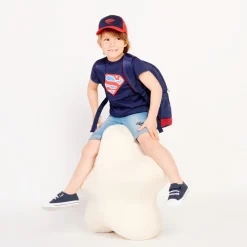 Pet met colour block effect Superman Warner jongens