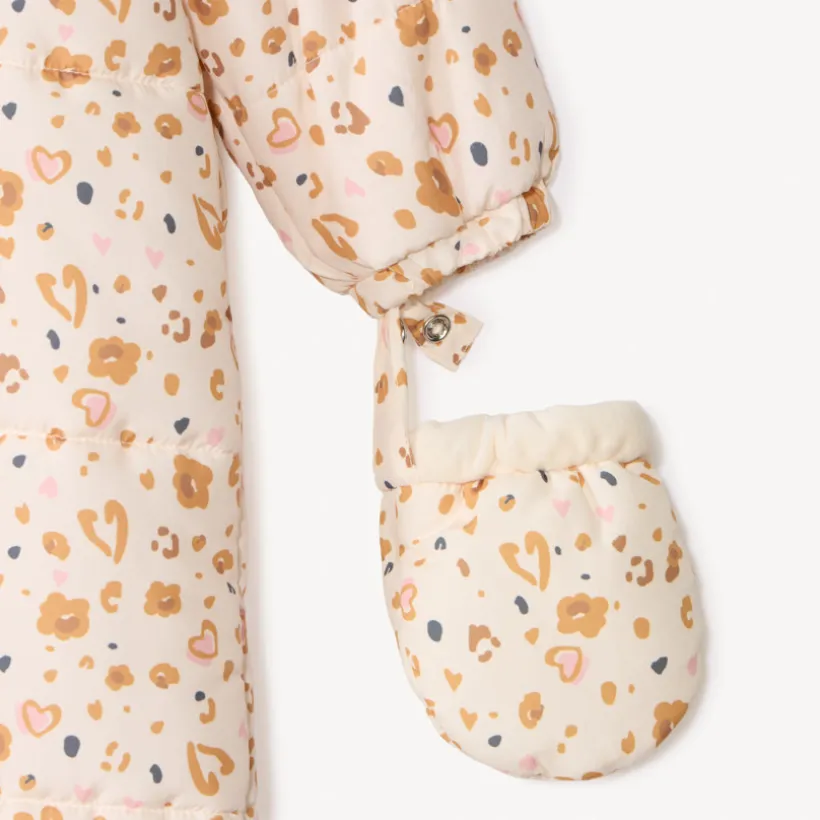 Pilotenpak met fantasieprint voor babymeisje met verschillende afwerkingen naargelang leeftijd