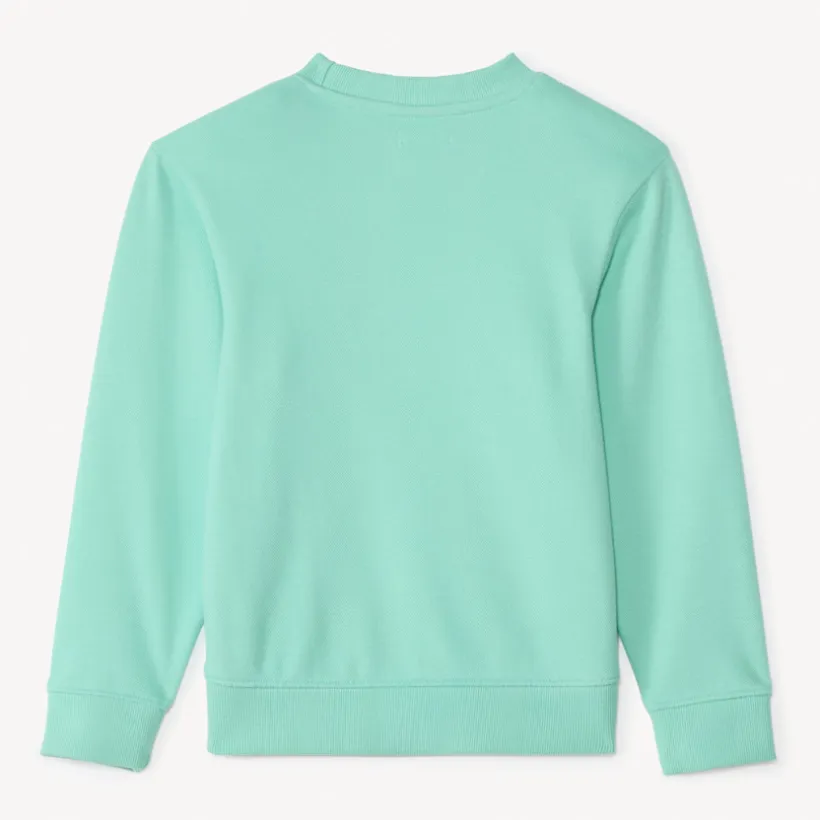 Piqué sweatshirt met fantasieprint jongens