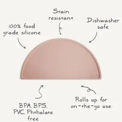 Placemat Siliconen Bows