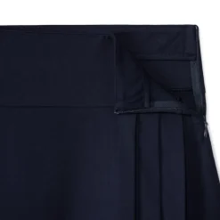 Plissé uniformrok van stof meisjes
