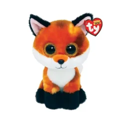 Pluche Beanie Boo's Meadow de rood-witte vos
