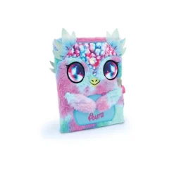 Pluche dagboek Fuzzy Diary Aura afsluitbaar met slotje Nebulous Stars