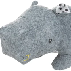 Pluche hippopotamusvorm