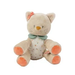 Pluche kat Lana beige zandkleurig 30 cm