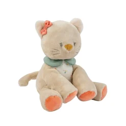 Pluche kat Lana beige zandkleurig 30 cm
