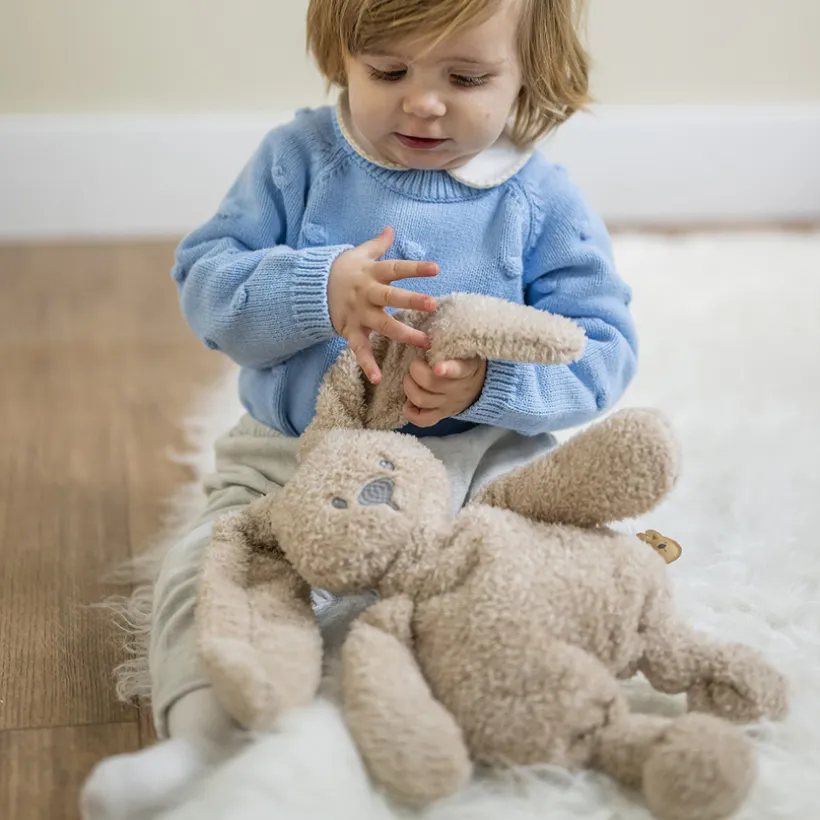 Pluche konijn Lapidou Teddy zandkleurig 36 cm