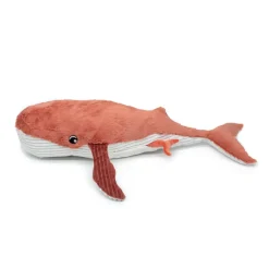Pluche Ptipotos walvismoeder met baby in terracotta