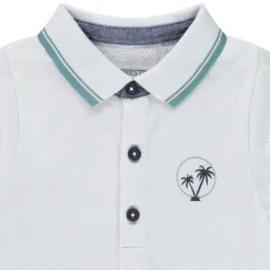 Polo korte mouwen fantasieprint voor baby jongen