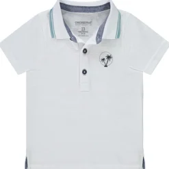 Polo korte mouwen fantasieprint voor baby jongen