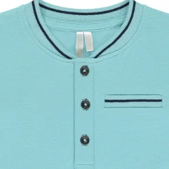 Polo met korte mouwen en teddy kraag voor baby jongen