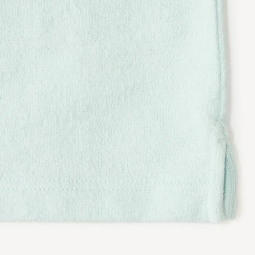 Polo met korte mouwen van effen gemêleerd materiaal jongens