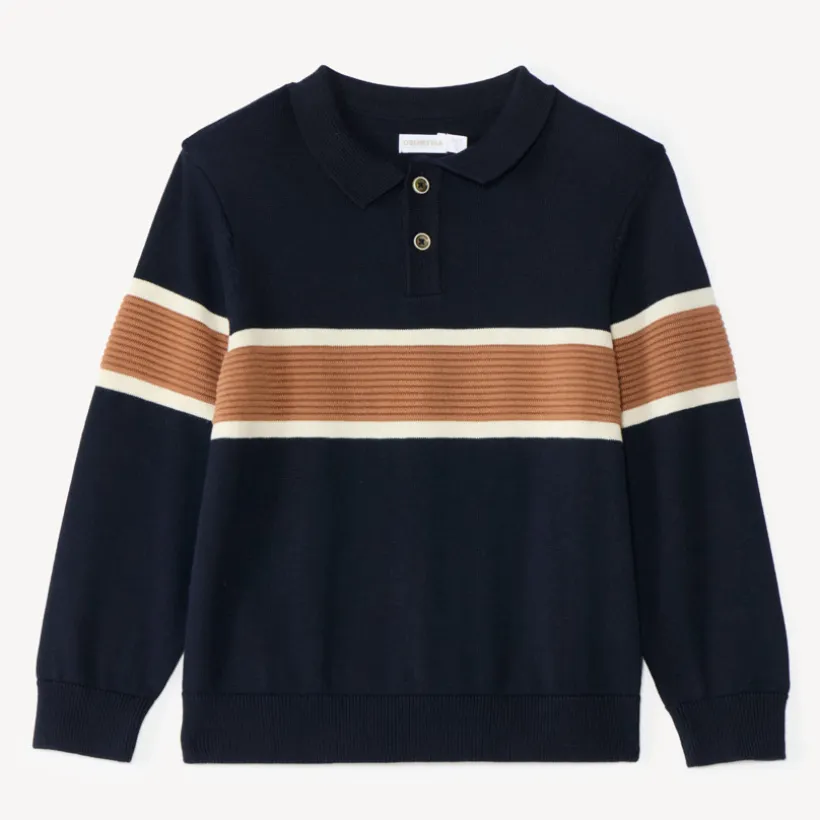 Poloshirt jongens met een fantasiedesign