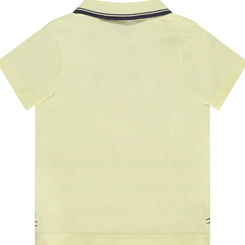 Poloshirt korte mouwen met fantasie borduursel voor baby jongen
