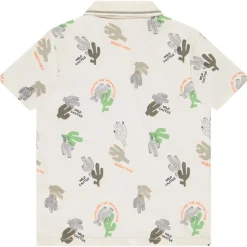 poloshirt korte mouwen met print cactus jongens