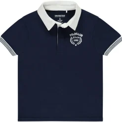 Poloshirt met korte mouwen en Engels borduursel voor jongen