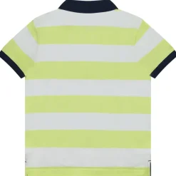 Poloshirt met korte mouwen, gestreept, met palmboom borduursel jongens