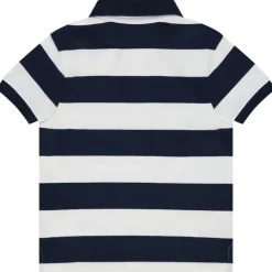 Poloshirt met korte mouwen, gestreept, met palmboom borduursel jongens