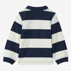 Poloshirt met lange mouwen, gestreept, Batman Warner voor babyjongen