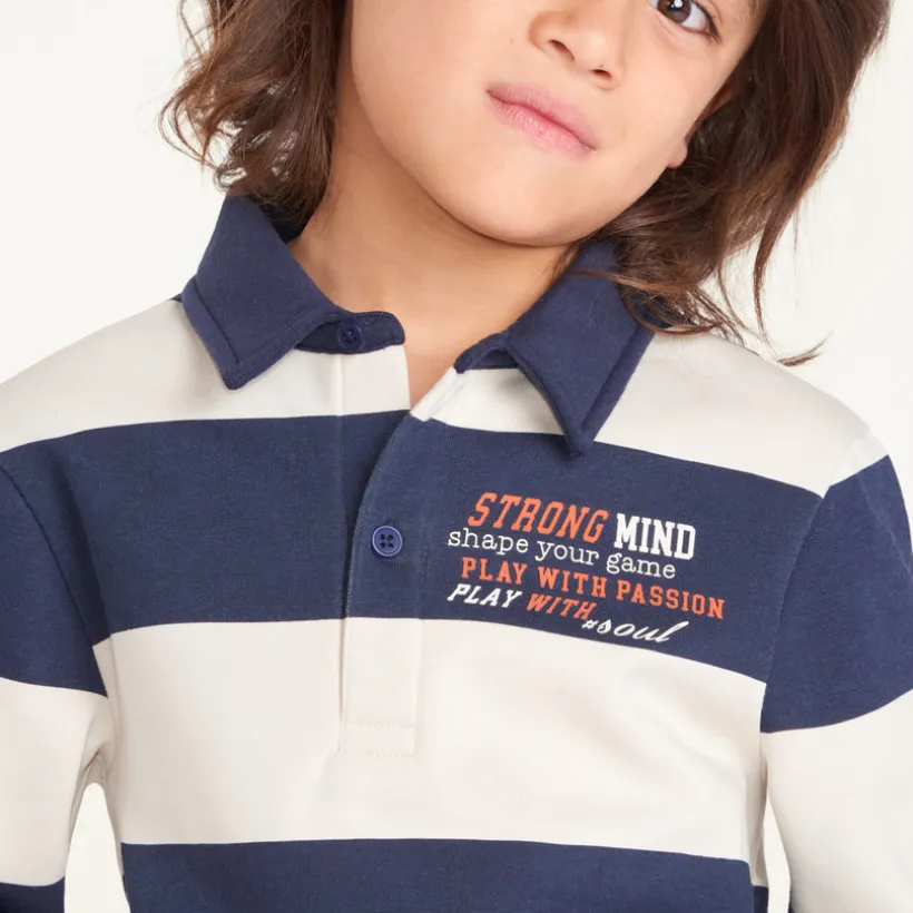 Poloshirt met strepen voor jongens