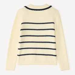 Polo trui meisjes in maritieme stijl