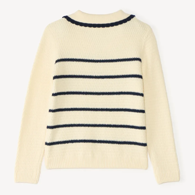 Polo trui meisjes in maritieme stijl