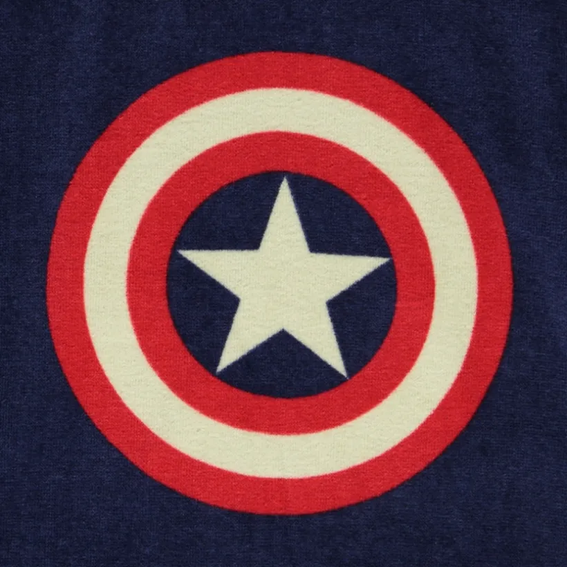 Poncho bad speels Captain America Marvel voor jongen