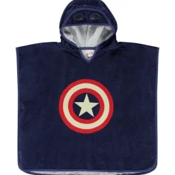 Poncho bad speels Captain America Marvel voor jongen